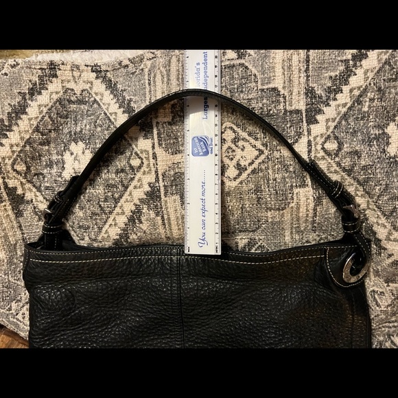 Coach Black Pebble Leather Hobo - Picture 3 of 13